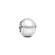 Pandora ékszer Fehér gömb ezüst charm 793781C01