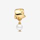 Pandora ékszer Shine szalag charm tenyésztett gyönggyel 763784C01