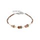 Coeur de Lion Mini cubes mocha mousse karkötő 4567/30-1100