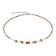 Coeur de Lion Mini cubes mocha mousse nyaklánc 4567/10-1100