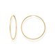 Thomas Sabo 18K arannyal bevont ezüst nagy karika fülbevaló CR729-413-39