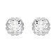 Swarovski Április áttetsző köves bedugós fülbevaló 5661957