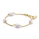 Thomas Sabo Arannyal bevont ezüst karkötő tenyésztett gyöngyökkel A2189-430-14-L19v