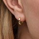 Pandora ékszer Csavart karika shine fülbevaló 263871C00