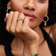 Pandora ékszer Tengeri csillag shine charm türkiz kristállyal 763818C01