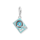 Thomas Sabo Kék lemezjátszó ezüst charm 2217-041-7