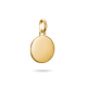 Thomas Sabo Gravírozható kerek aranyozott ezüst connect charm CC1271-413-39