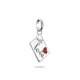 Thomas Sabo Szerelmes levél ezüst connect charm CC1268-664-10