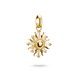 Thomas Sabo Nap kövekkel aranyozott ezüst connect charm CC1246-414-14