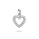 Thomas Sabo Kivágott szív ezüst connect charm CC1237-051-14