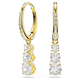 Swarovski Attract trilogy arany színű függő fülbevaló 5723300