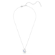 Swarovski Ezüst színű nyaklánc kék hattyú medállal 5723389