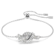 Swarovski Ezüst színű állítható karkötő csomó dísszel 5731101