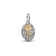 Pandora ékszer ME rózsa bicolor függő charm 764087C00