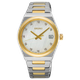Seiko Classic bicolor fémszíjas gyémánt indexes göngyház női karóra SUR604P1