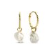 Jackie Gold Pearls of Marrakech 14K arany karika fülbevaló valódi gyöngyökkel JKE21.153
