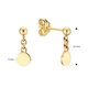 Jackie Gold 14K arany csillogó korongos fülbevaló JKE24.402