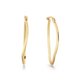 Jackie Gold Antibes 14K arany statement karika fülbevaló JKE25.518