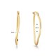Jackie Gold Antibes 14K arany statement karika fülbevaló JKE25.518