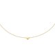 Jackie Gold Plain Heart 14K arany szív medálos nyaklánc JKN20.047