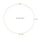 Jackie Gold Plain Heart 14K arany szív medálos nyaklánc JKN20.047