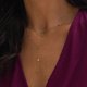 Jackie Gold Cheek-Y Drop 14 karátos arany nyaklánc JKN23.355