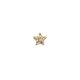 Jackie Gold Csillag fehér topáz 14K arany piercing JKP24.427