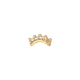Jackie Gold Ív fehér topáz 14K arany piercing JKP24.431