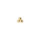 Jackie Gold Három golyó 14K arany piercing JKP24.432
