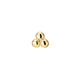 Jackie Gold Három golyó 14K arany piercing JKP24.432