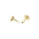Jackie Gold Háromszög fehér topáz 14K arany piercing JKP24.433