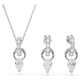 Swarovski Mesmera ezüst színű ékszer szett 5734476