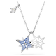 Swarovski Symbolica ezüst színű nyaklánc kék csillaggal 5734252