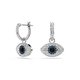 Swarovski Symbolica gonosz szem ezüst színű fülbevaló 5710939