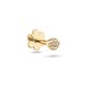 Jackie Gold Fehér topáz pávé 14K arany piercing JKP25.539