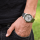 Tissot PRC 100 Solar ezüst színű fémszíjas férfi karóra T1514221103100