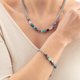 Coeur de Lion GeoCUBE Fusion Summer ezüst couture karkötő 3021/30-1550