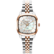 Roamer Stella rozé és ezüst szíjas gyöngyház számlapos női karóra 966847492020