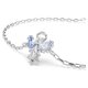Swarovski Magic ezüst színű karkötő kék angyal kristállyal 5734263