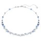 Swarovski Constella ezüst színű nyaklánc kék kristályokkal 5732255