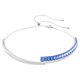 Swarovski Matrix choker nyaklánc kék fehér kristállyal 5722464