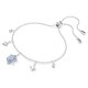 Swarovski Magic ezüst színű hópelyhes sliding karkötő kék kristállyal 5734244