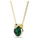 Swarovski Bella V medál arany színű nyaklánc zöld kristállyal 5735387