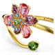 Swarovski Idyllia arany színű karperec színes kristályokkal 5709028