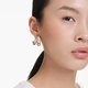 Swarovski Millenia arany színű fülbevaló lila és sárga kristállyal 5725757