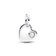 Pandora ékszer Gravírozható szív Június függő ezüst charm 794295C06