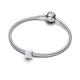 Pandora ékszer Opálfényű fehér mini üveg charm 794245C01