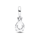 Pandora ékszer Opálfényű végtelen dupla függő charm 794251C01