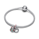 Pandora ékszer Karácsonyi koszorú függő ezüst charm 794238C01