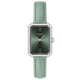 Tissot SRV zöld számlapos és bőrszíjas női karóra T1601101609300